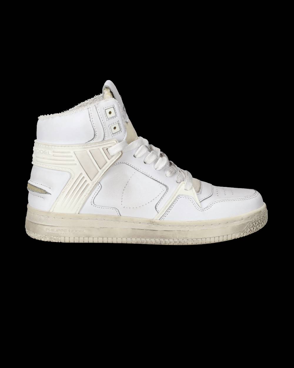Philippe Model Sneakers Alte La Grande da Donna Bianche in Pelle Esporta salva