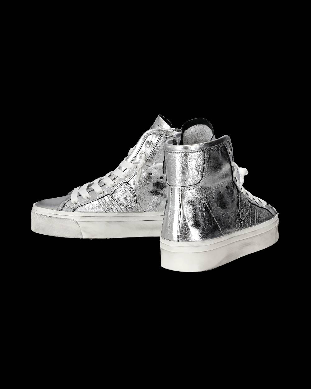 Philippe Model Sneaker alte Prsx Haute donna - argento Black Friday Prezzi