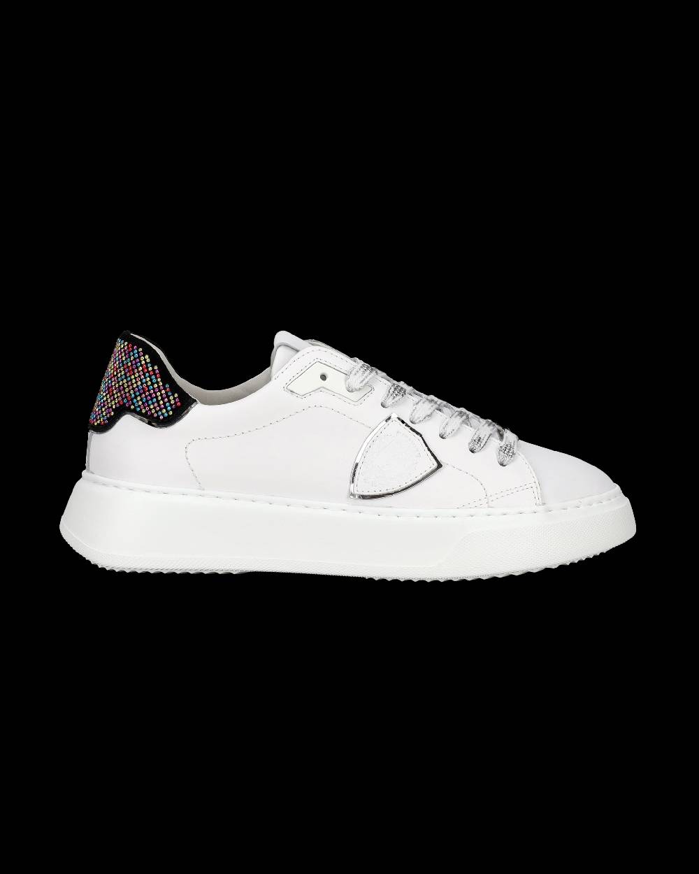 Philippe Model Sneaker Temple Donna, Bianco e Nero Duty-free