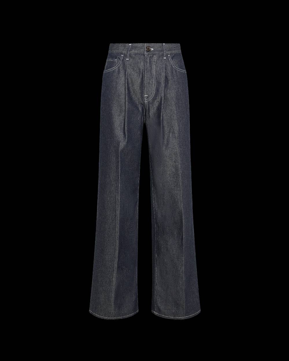Philippe Model Jeans Charlotte da Donna Blu in Denim Vendita