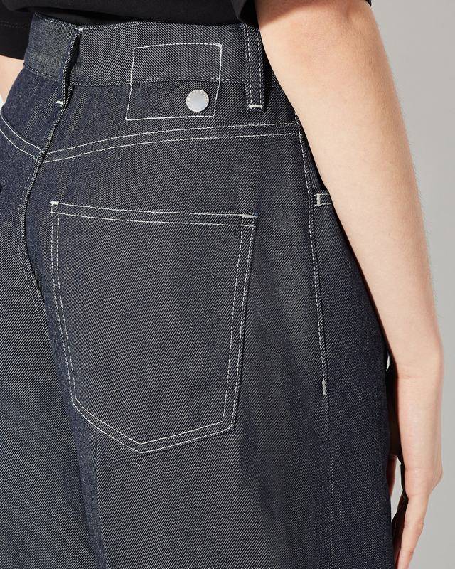 Philippe Model Jeans Charlotte da Donna Blu in Denim Vendita