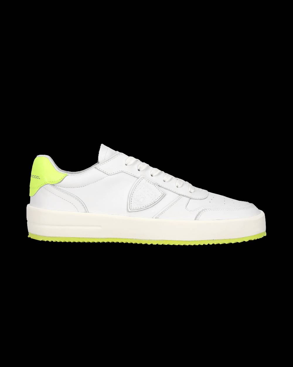 Philippe Model Sneaker bassa Nice uomo - bianco e giallo fluo Soddisfazione Garantita