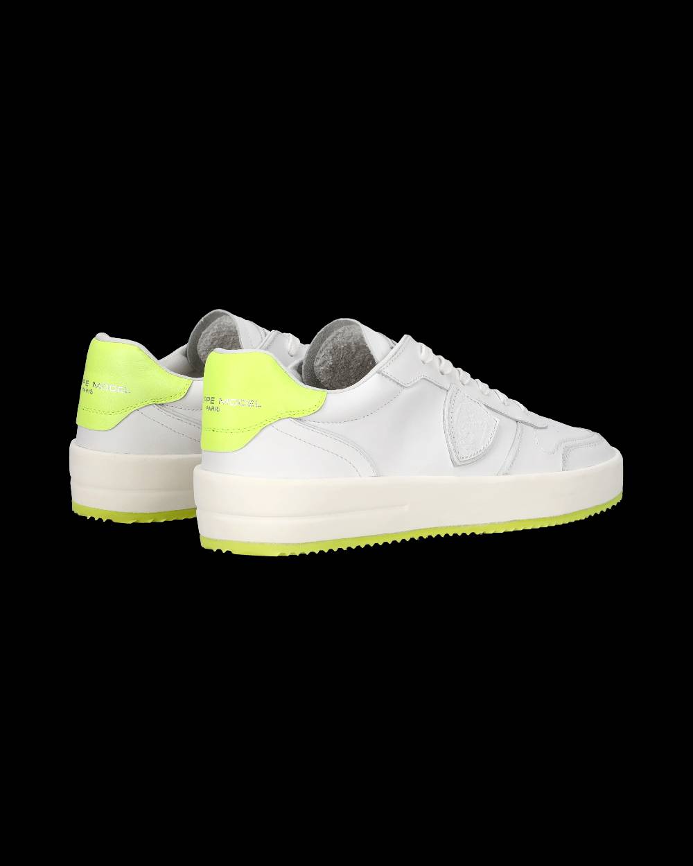 Philippe Model Sneaker bassa Nice uomo - bianco e giallo fluo Soddisfazione Garantita
