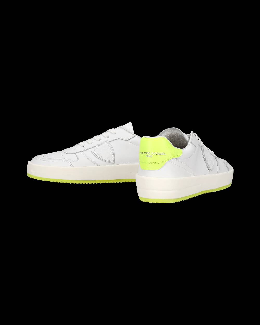 Philippe Model Sneaker bassa Nice uomo - bianco e giallo fluo Soddisfazione Garantita