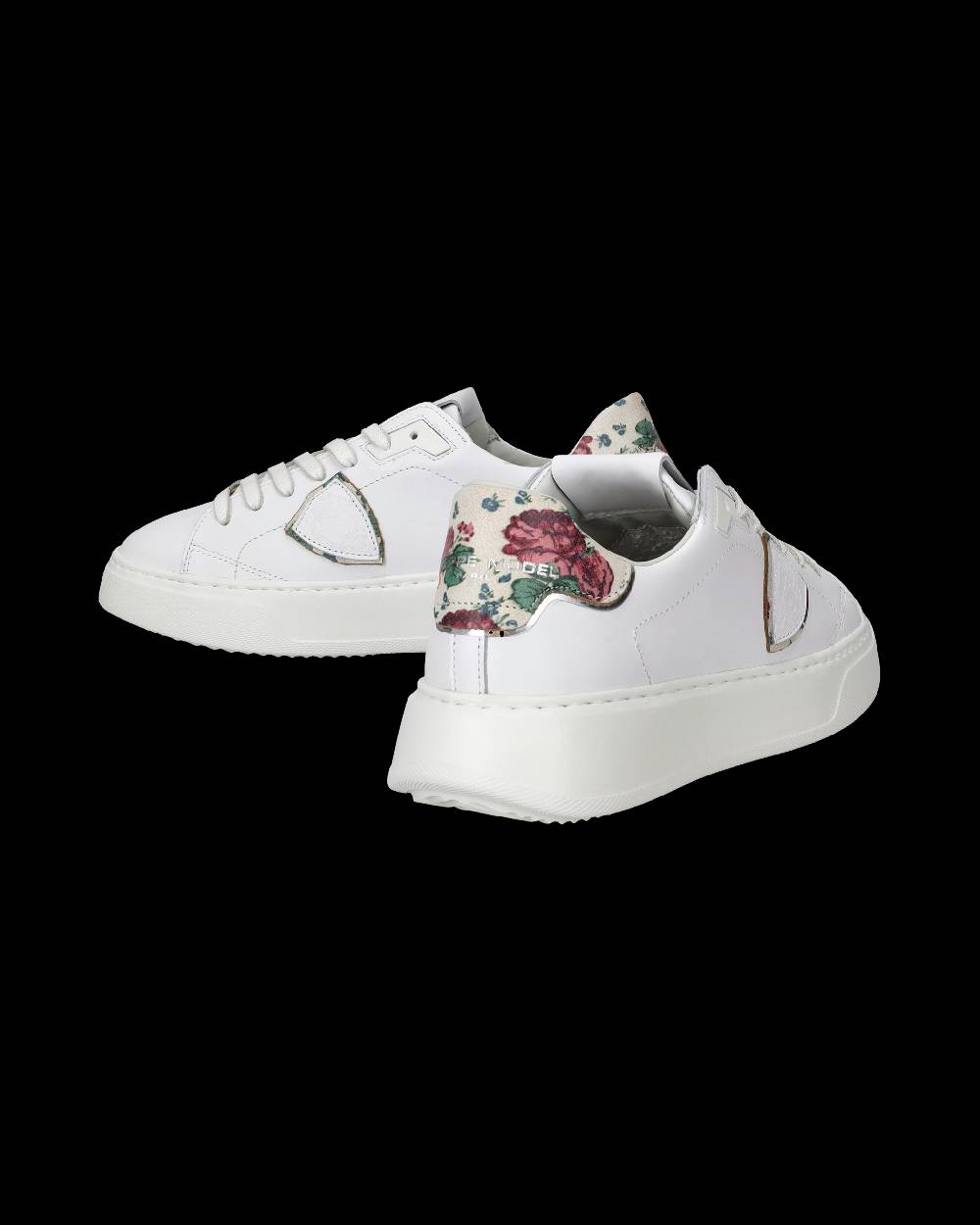Philippe Model Sneakers Temple da Donna Bianche e Rosa in Pelle Acquista Ora
