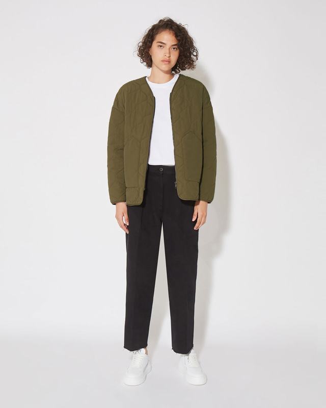 Philippe Model Piumino Grace da Donna Verde militare in Tessuto Tecnico Fino Al -60%