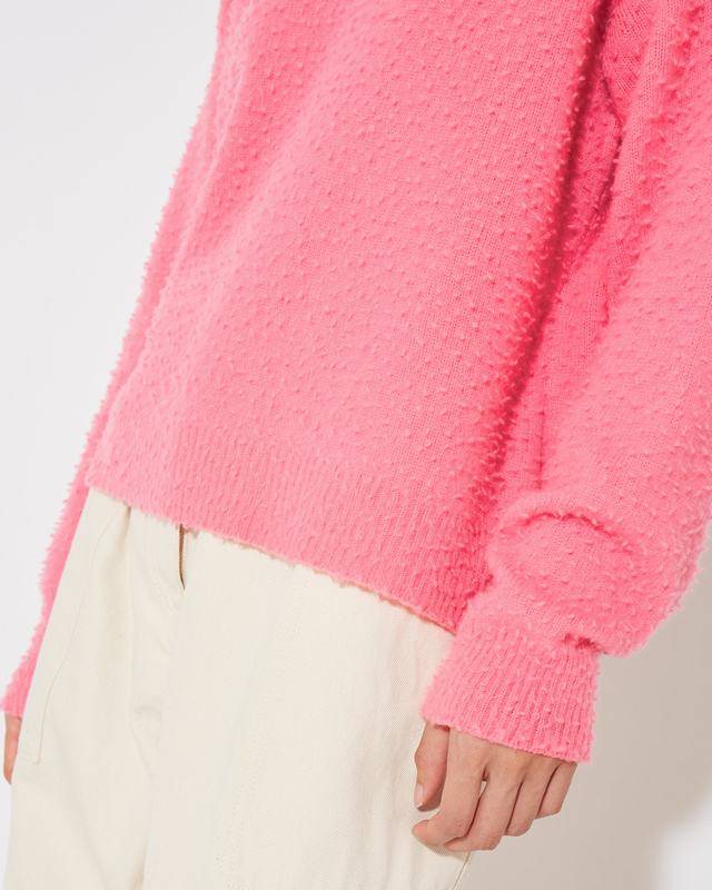 Philippe Model Felpa Renee da Donna Rosa in Lana Sottocosto