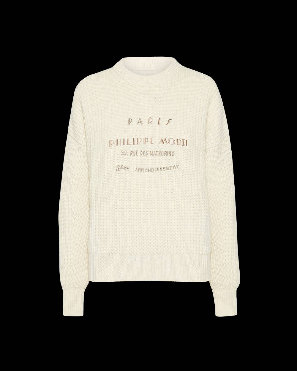 Philippe Model Felpa Rosanne da Donna Blu Chiara in Jersey Sconto