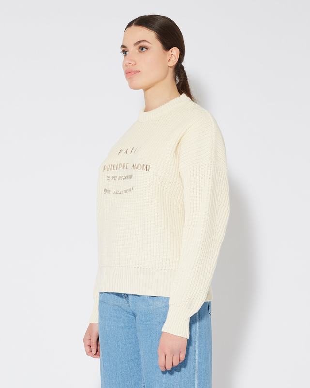 Philippe Model Felpa Rosanne da Donna Blu Chiara in Jersey Sconto