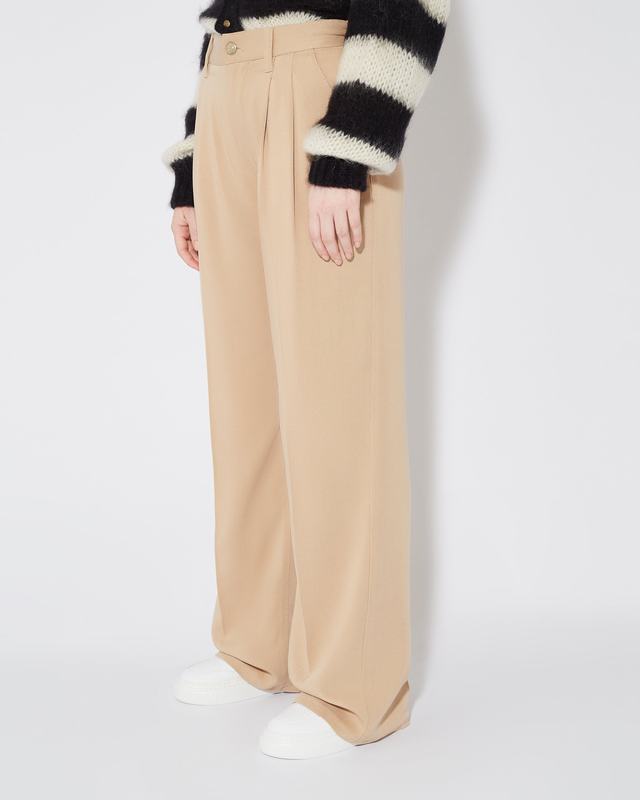 Philippe Model Pantaloni chino Colette da Donna Marroni in Cotone Offerta