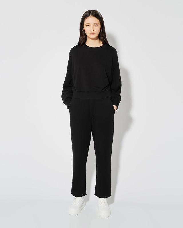 Philippe Model Pantaloni Claire da Donna Neri in Jersey In Vendita