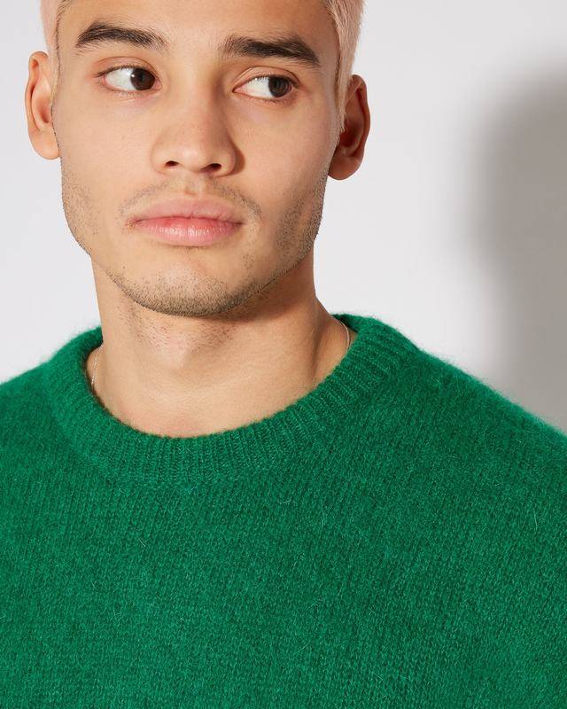 Philippe Model Felpa Rafael da Uomo Verde in Lana Mohair Saldi Di Fabbrica