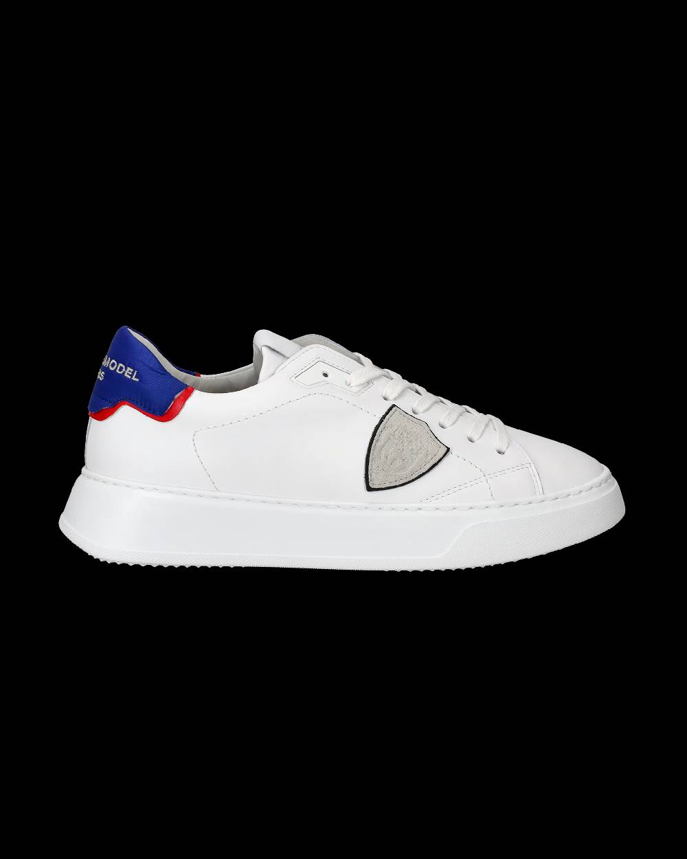 Philippe Model Sneaker bassa Temple uomo - bianco, rosso e blu Spedizione gratuita