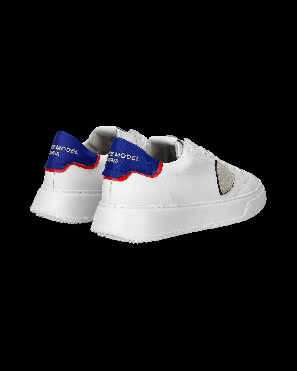Philippe Model Sneaker bassa Temple uomo - bianco, rosso e blu Spedizione gratuita