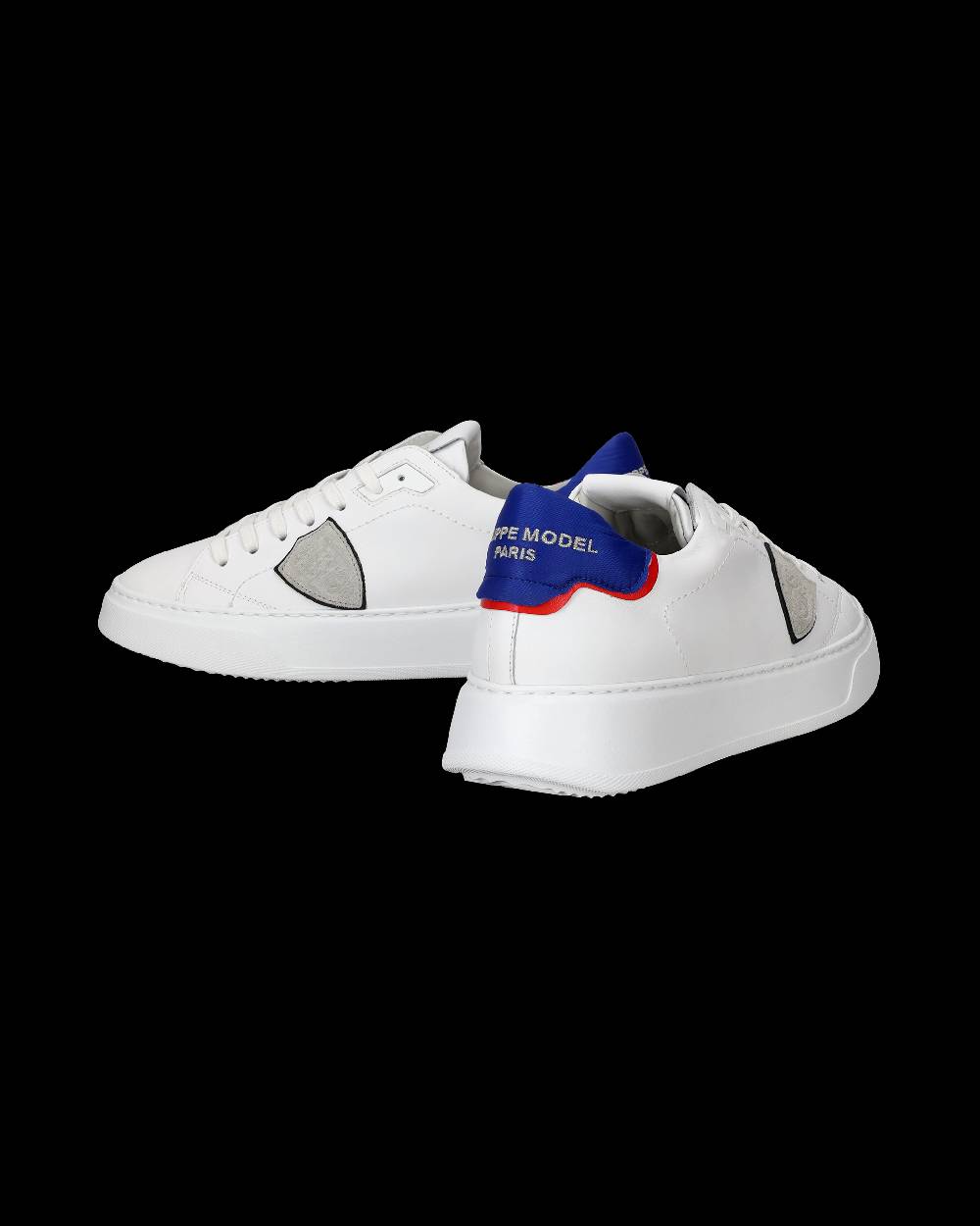 Philippe Model Sneaker bassa Temple uomo - bianco, rosso e blu Spedizione gratuita