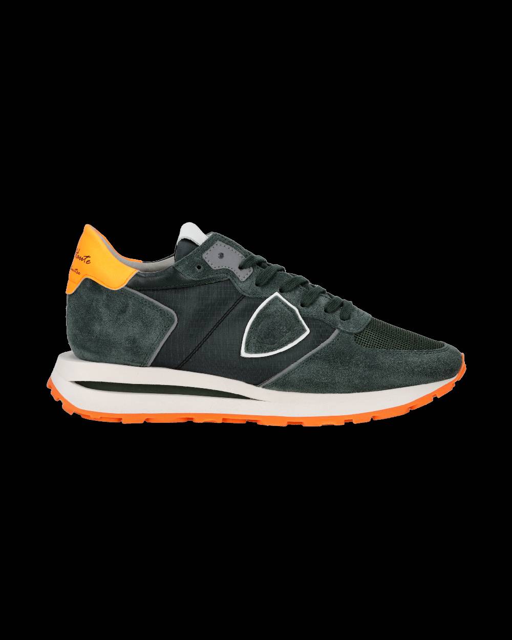 Philippe Model Sneaker basse Tropez Haute uomo - verde e arancione Negozio online di fabbrica
