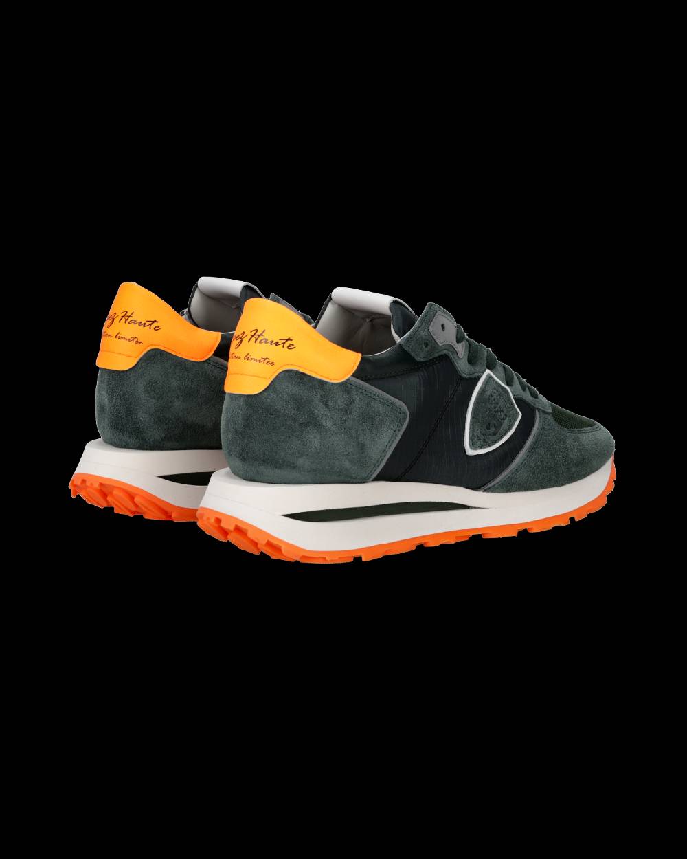 Philippe Model Sneaker basse Tropez Haute uomo - verde e arancione Negozio online di fabbrica