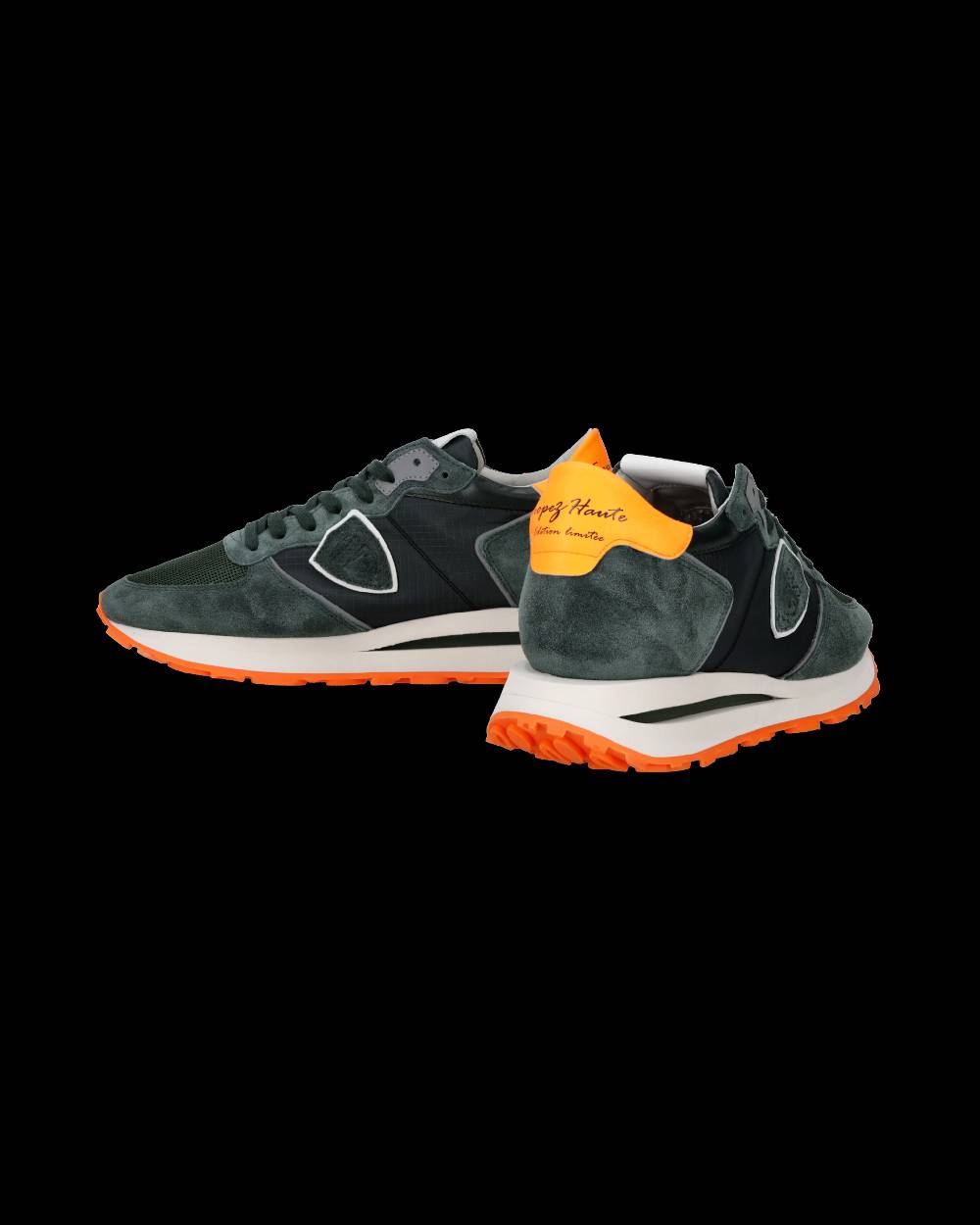 Philippe Model Sneaker basse Tropez Haute uomo - verde e arancione Negozio online di fabbrica