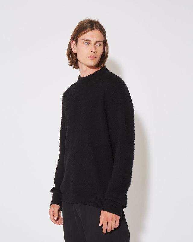 Philippe Model Felpa Rafael da Uomo Nera in Lana Fornitura limitata