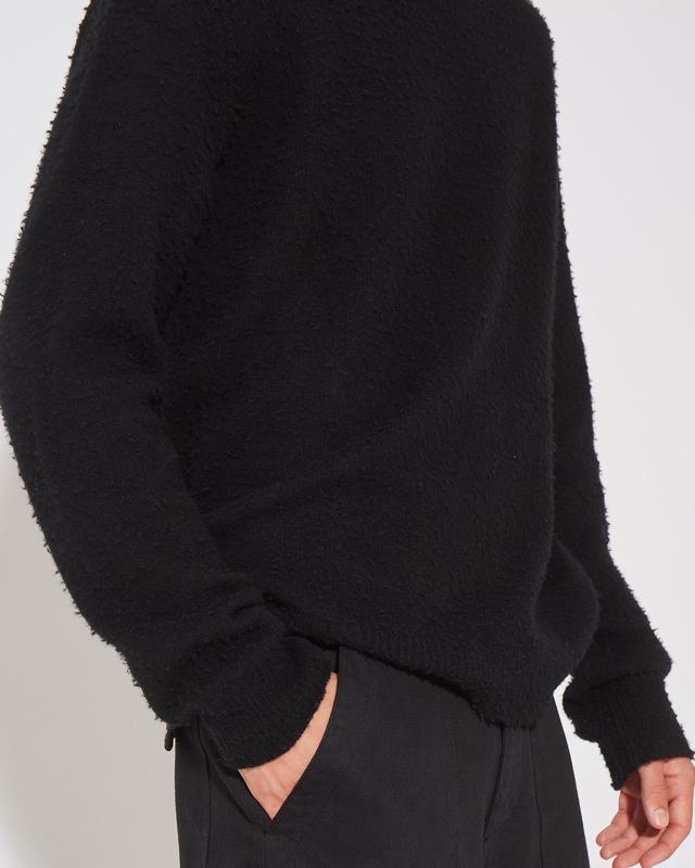 Philippe Model Felpa Rafael da Uomo Nera in Lana Fornitura limitata