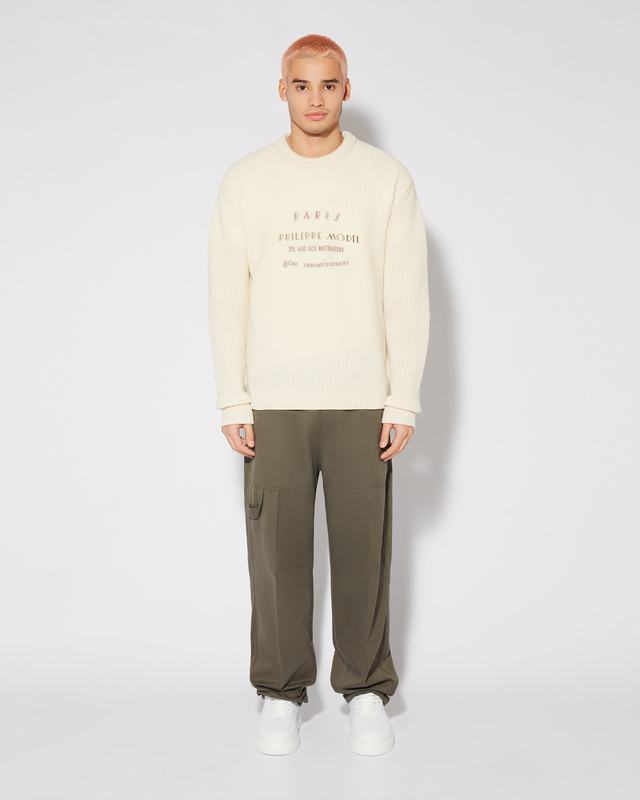 Philippe Model Felpa Rafael da Uomo Bianca in Jersey Shopping online