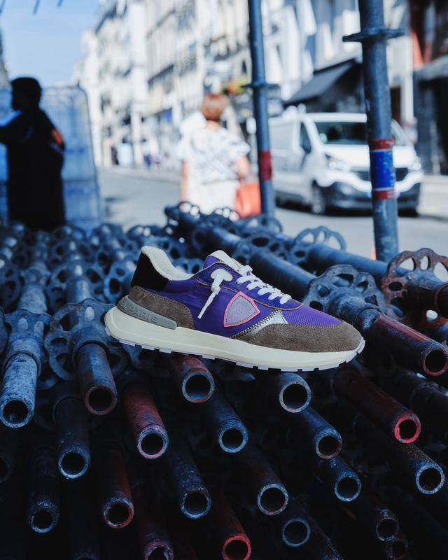 Philippe Model Sneaker running basse Antibes donna - viola e grigio Offerta Anniversario