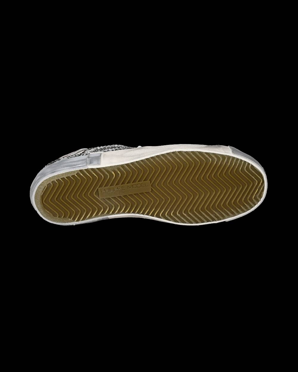 Philippe Model Sneaker bassa PRSX donna - cristalli argento Smaltimento dello stoccaggio