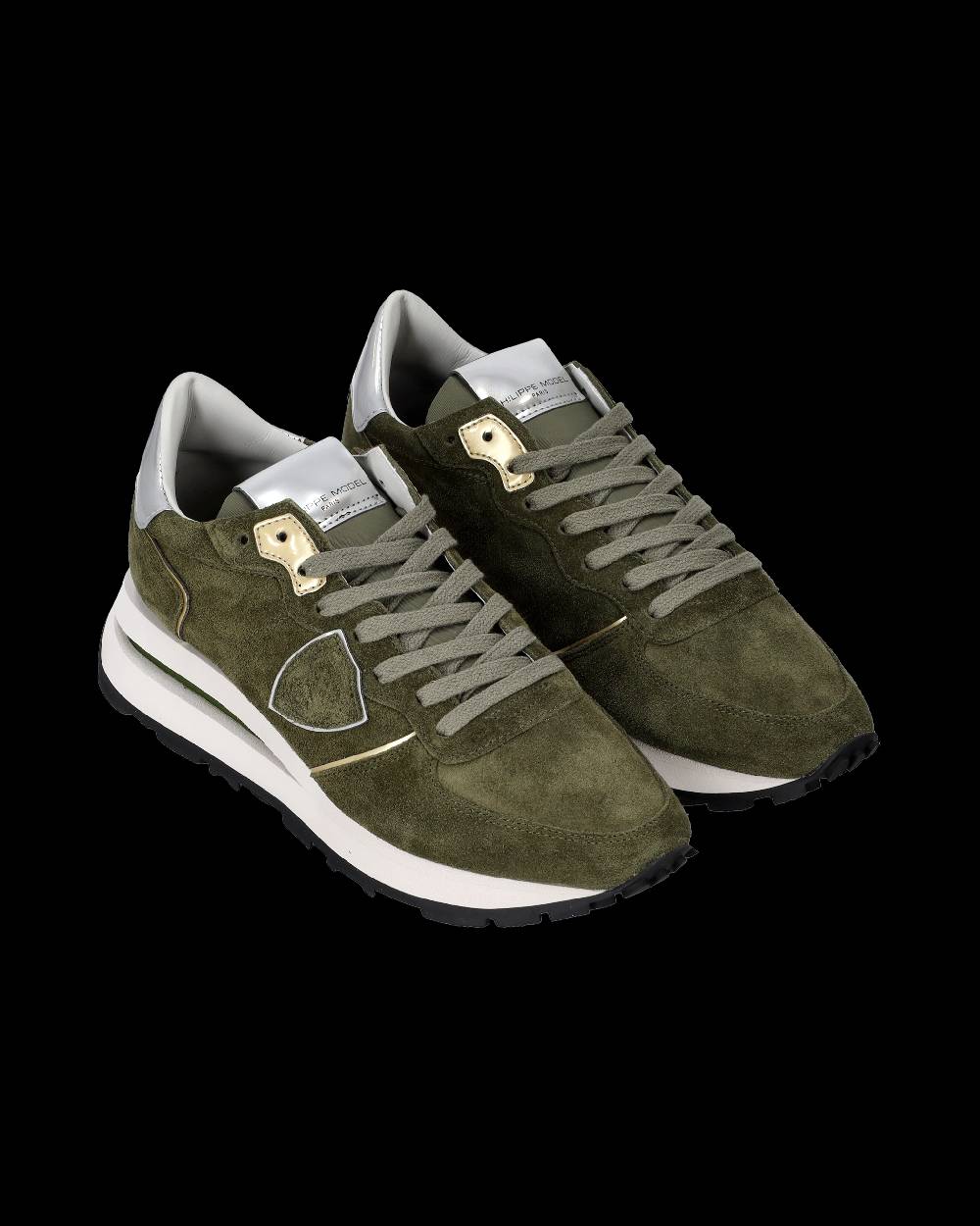 Philippe Model Sneaker basse Tropez Haute donna - verde Vendita calda