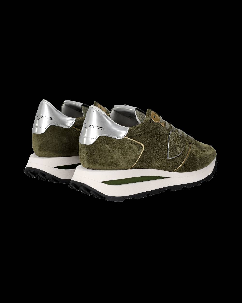 Philippe Model Sneaker basse Tropez Haute donna - verde Vendita calda