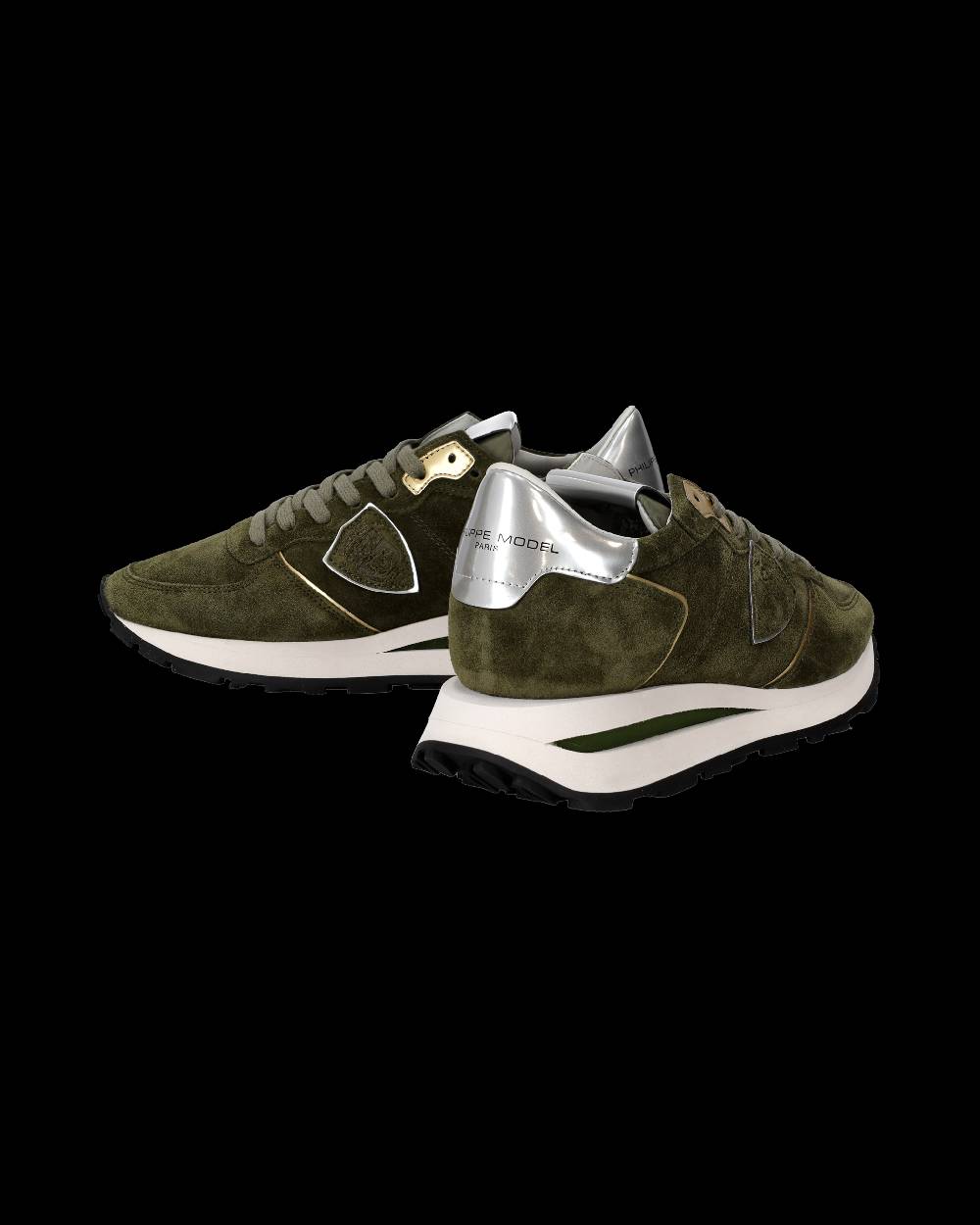 Philippe Model Sneaker basse Tropez Haute donna - verde Vendita calda