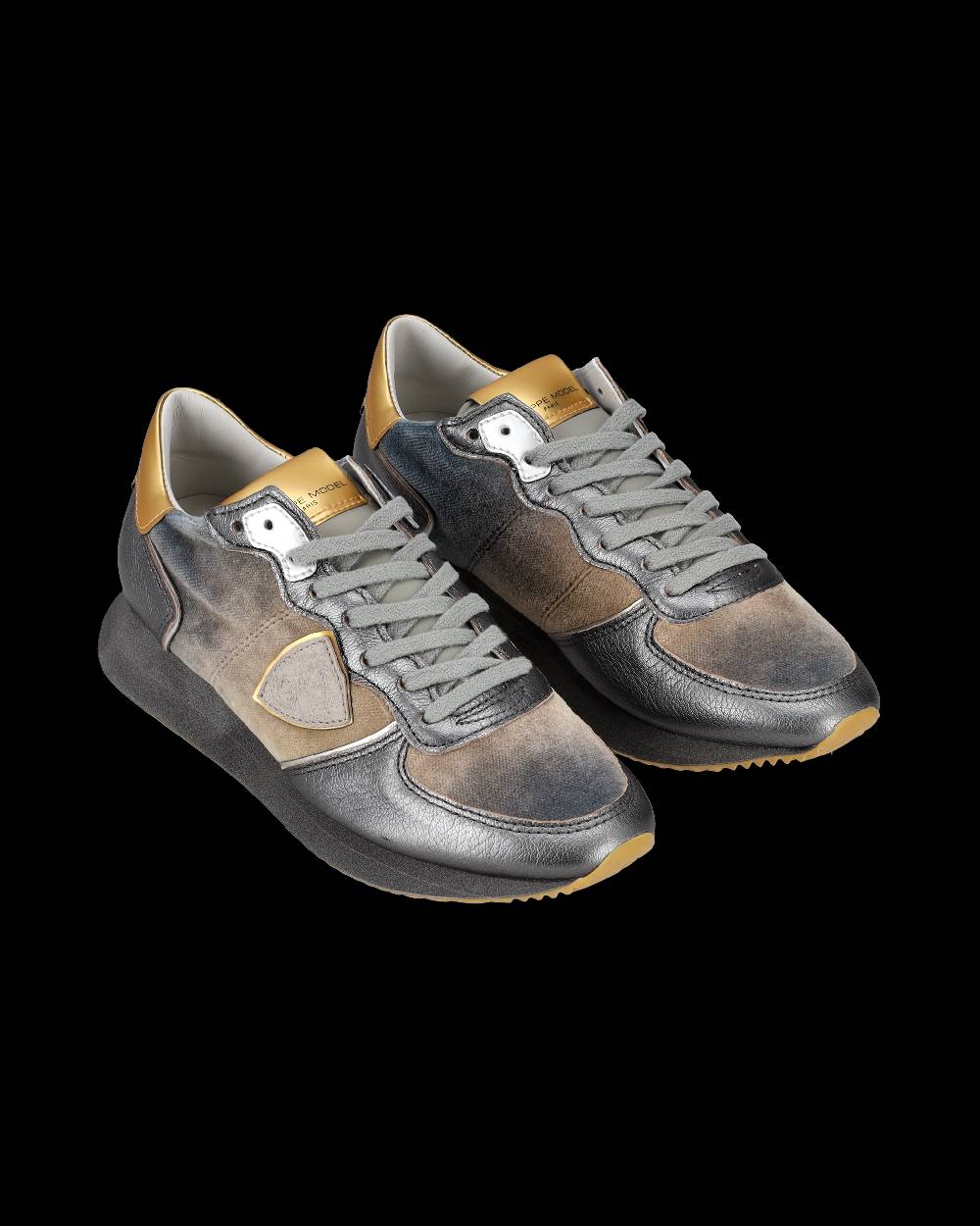 Philippe Model Sneaker basse Trpx donna - blu acqua e oro Offerta migliore
