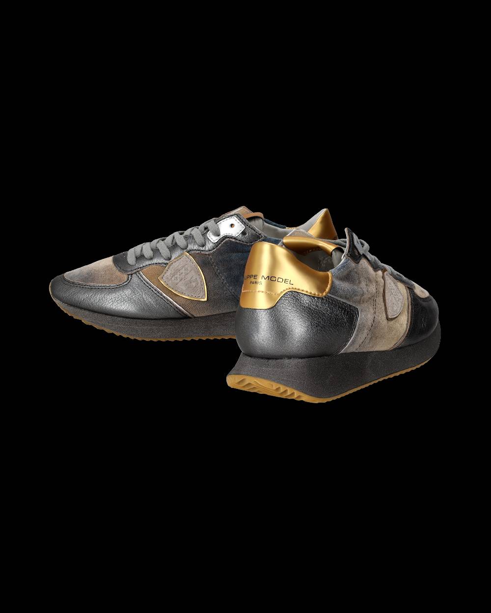 Philippe Model Sneaker basse Trpx donna - blu acqua e oro Offerta migliore