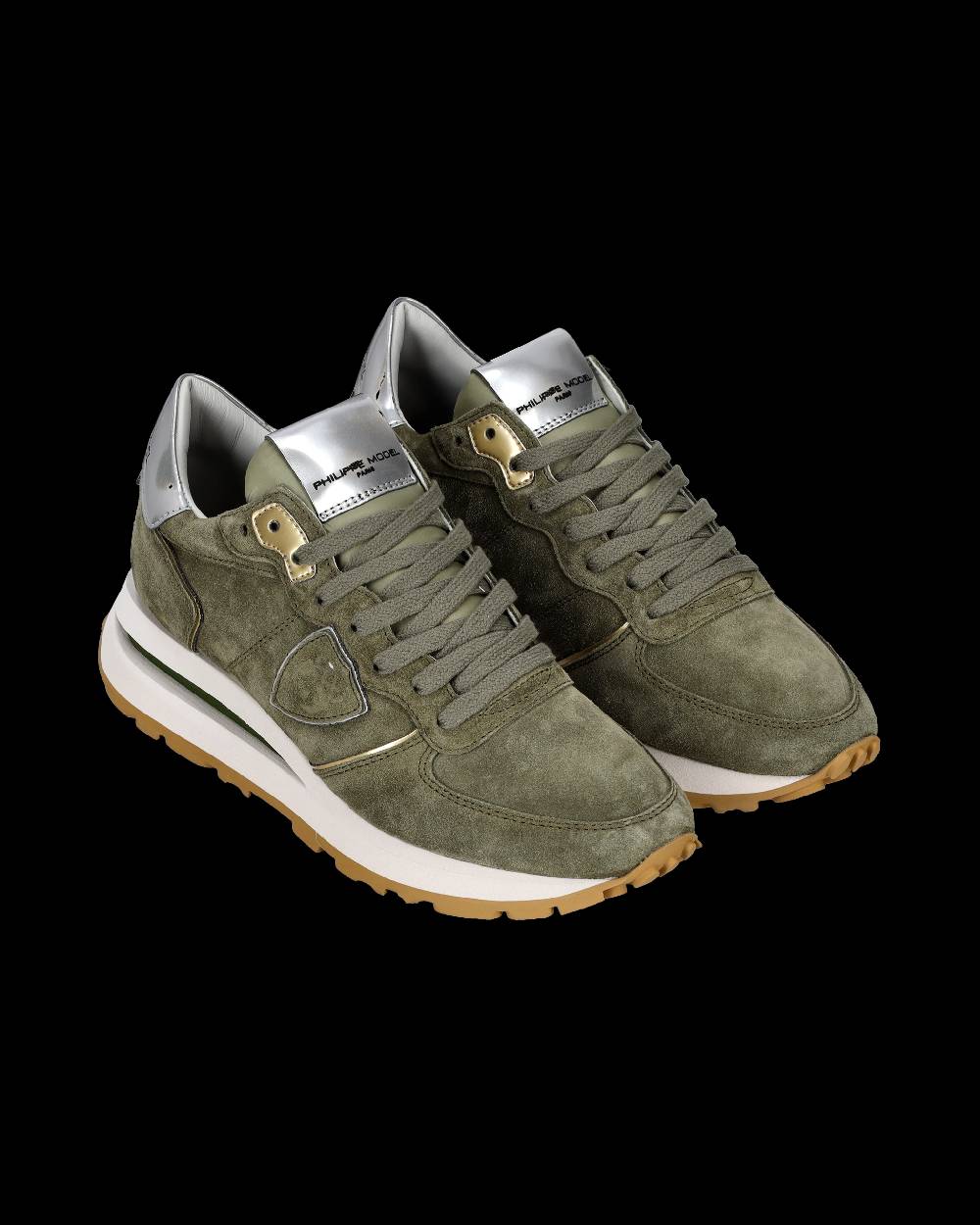 Philippe Model Sneaker basse Tropez Haute donna - verde Offerte esclusive