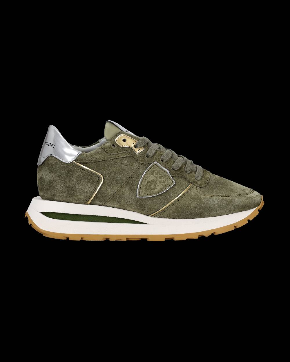 Philippe Model Sneaker basse Tropez Haute donna - verde Offerte esclusive
