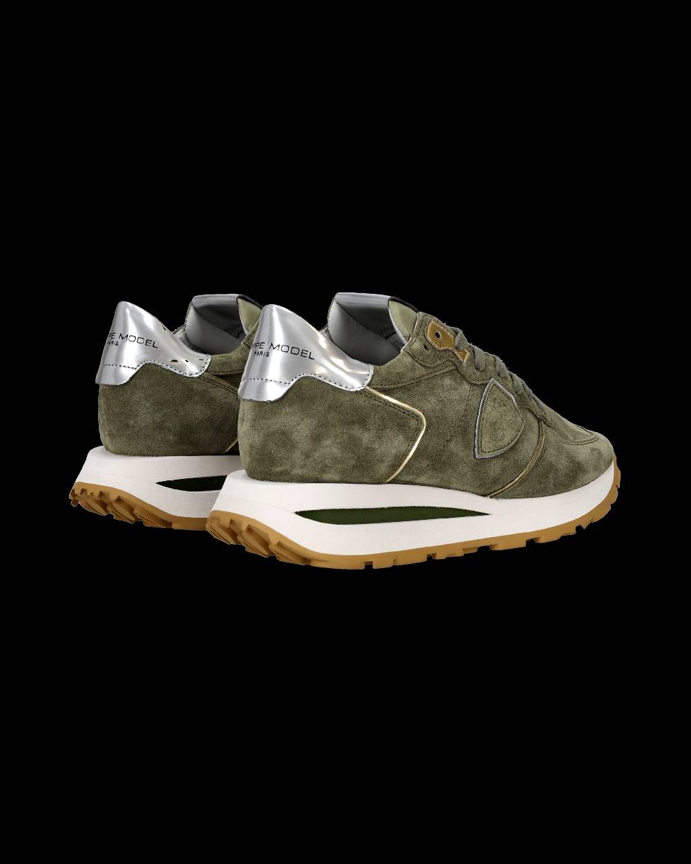 Philippe Model Sneaker basse Tropez Haute donna - verde Offerte esclusive
