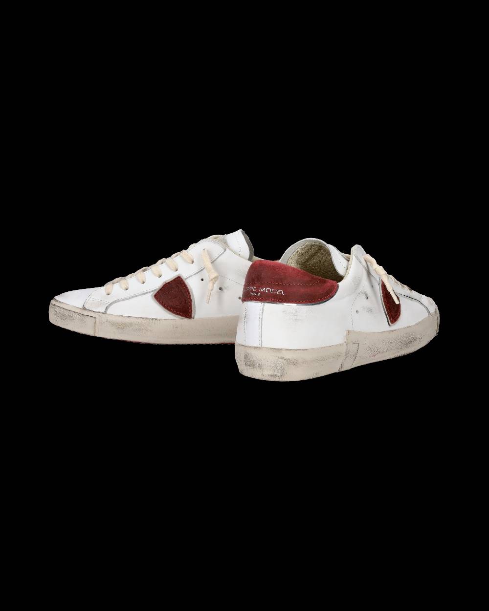 Philippe Model Sneaker casual Prsx da uomo in pelle - Bianco e rosso Bestseller
