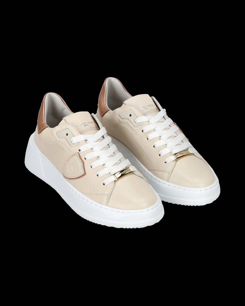 Philippe Model Sneaker bassa Tres Temple donna - rosa e nude Offerte stagionali