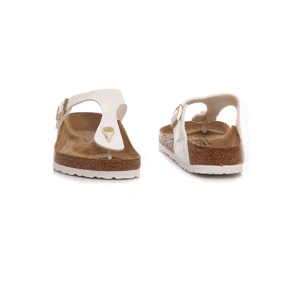 Birkenstock Ciabatte Donna Gizeh BS Patent White 1005299 Presa