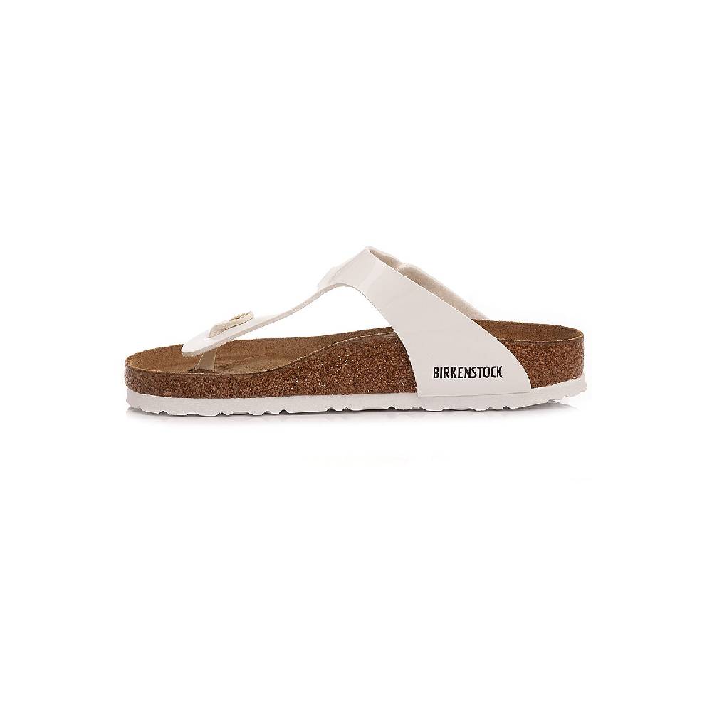 Birkenstock Ciabatte Donna Gizeh BS Patent White 1005299 Presa