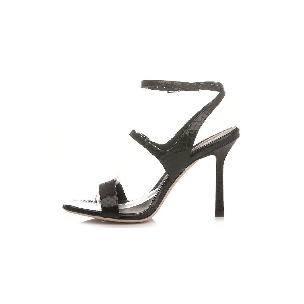 Sergio Levantesi Sandali Donna Tanya Viper Mirror Nero Offerta