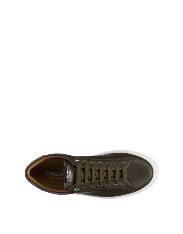 Pollini Sneakers In Vitello Tennis Club Militare Vendita