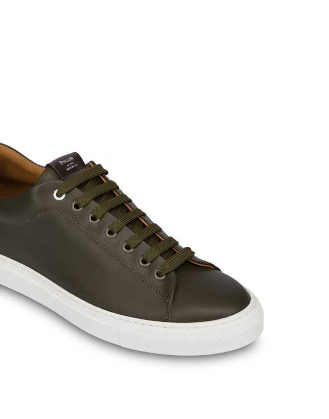 Pollini Sneakers In Vitello Tennis Club Militare Vendita