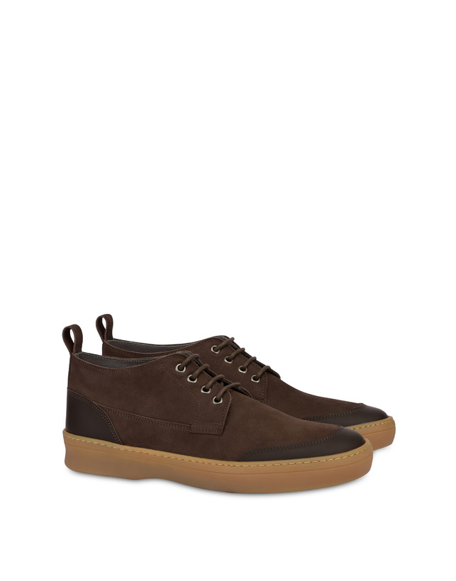 Pollini Derby In Nabuk Idro Hunter T.moro/t.moro Consegna Veloce