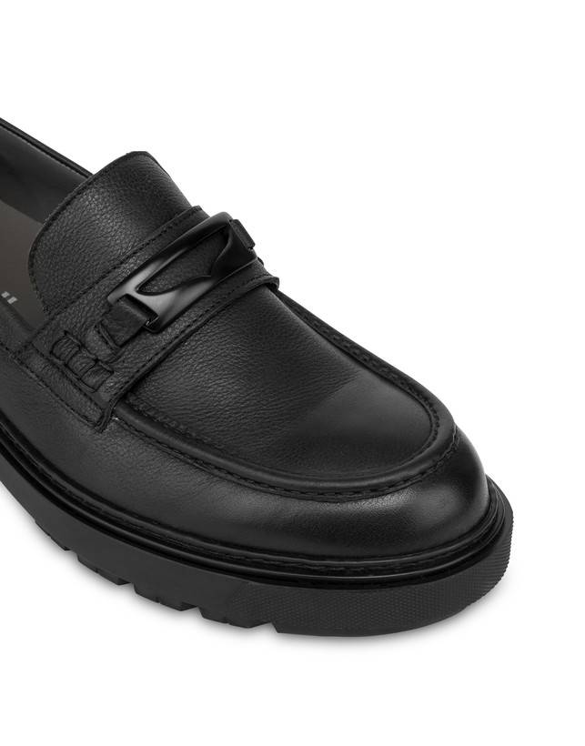 Pollini Mocassini In Vitello Kent Nero Sottocosto