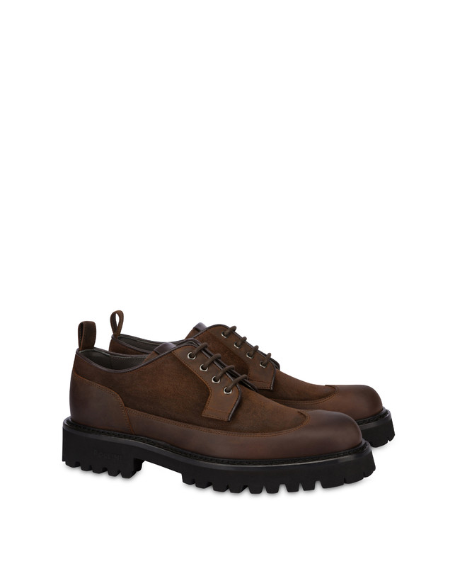 Pollini Derby In Crosta E Vitello Budapest T.moro/cuoio Convenienza
