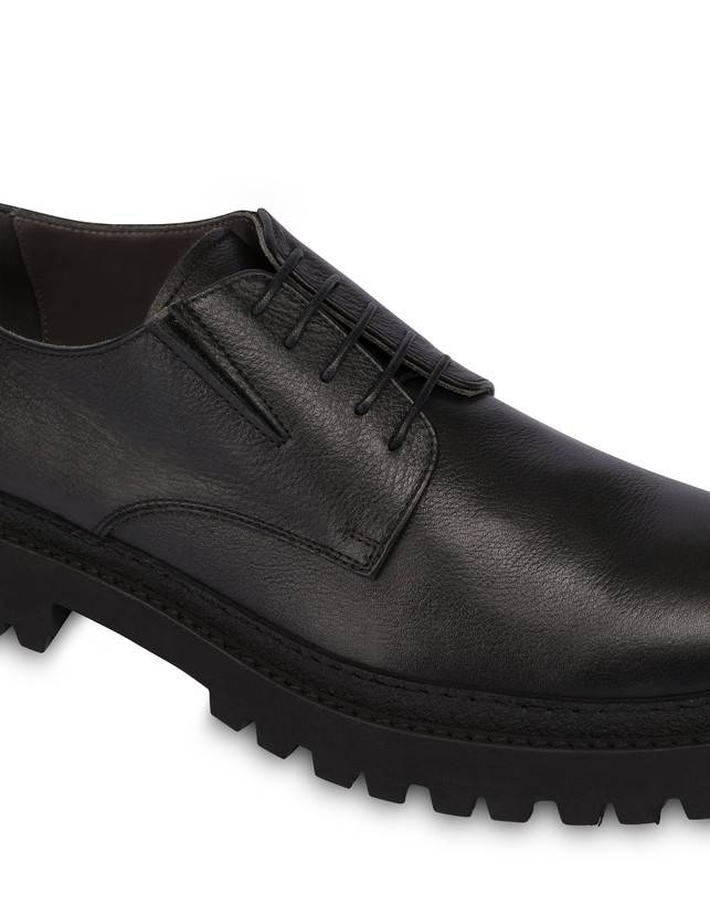Pollini Derby In Vitello Royal Nero Presa