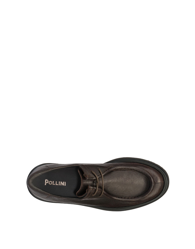Pollini Derby In Crosta Ingrassata Convy T.moro Sconto
