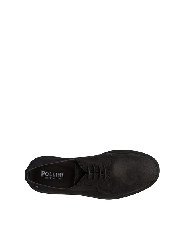 Pollini Derby In Crosta Cerata Gentlemen's Club Nero Economico