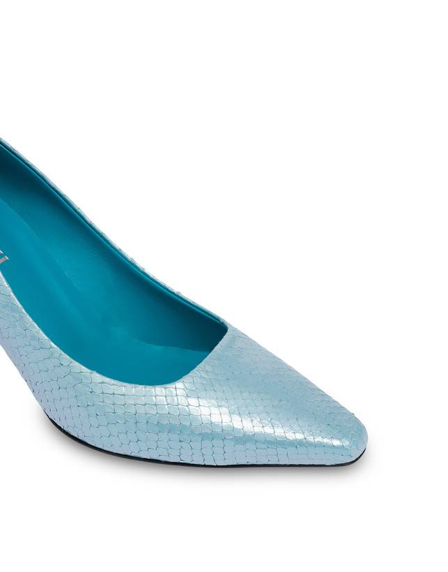 Pollini Décolleté Con Stampa Pitone Iridescente Cote D'azur Pool Offerte