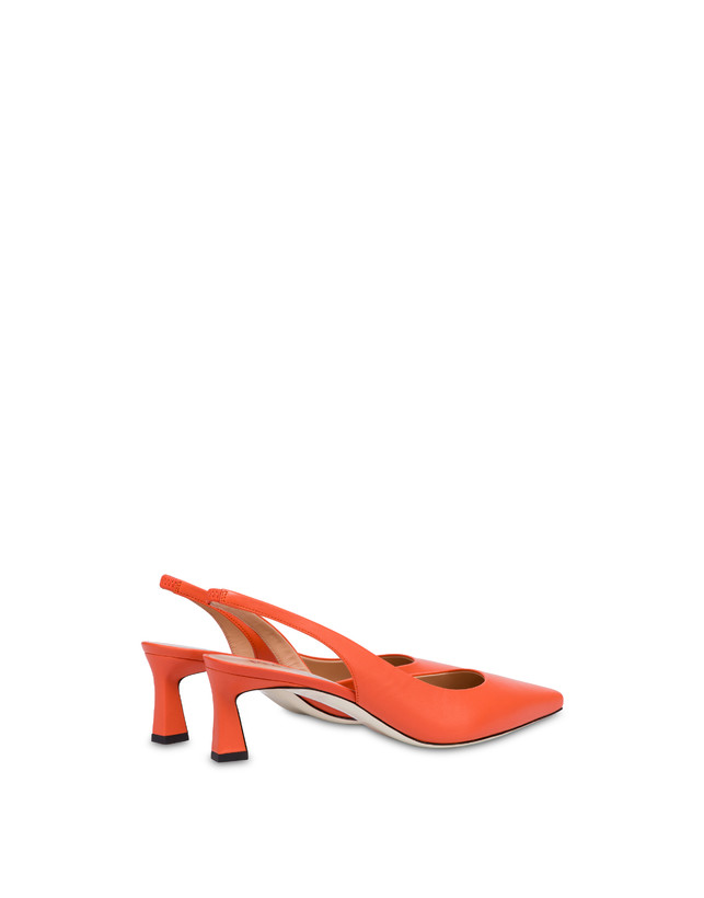 Pollini Slingback In Nappa Cote D'azur Coral Vendite Flash